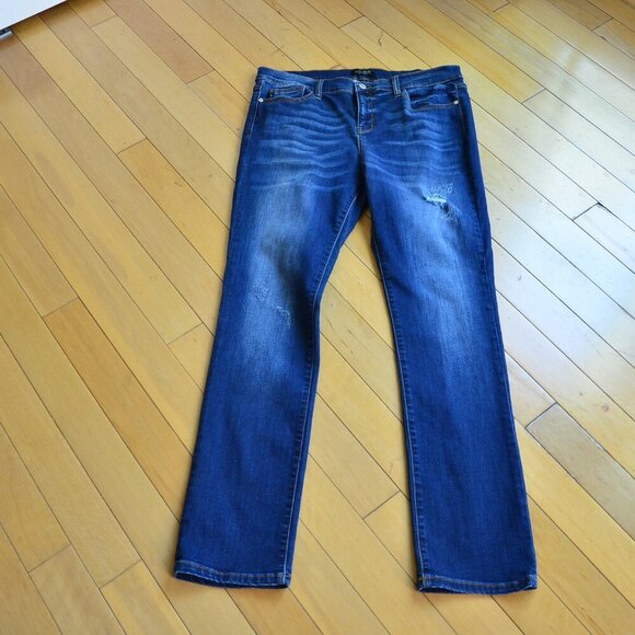 Judy Blue Jeans Blue Straight Fit Jeans Pants Size 1XL - Picture 1 of 10